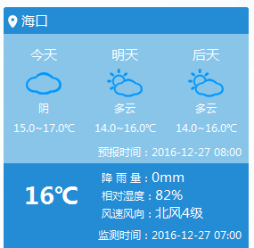 海南气象台天气预报（海南天气气象局）