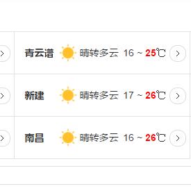 江西南昌天气（江西南昌天气未来7天预报）
